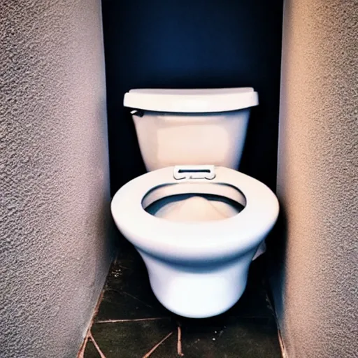 Image similar to toilet with angry facial expression