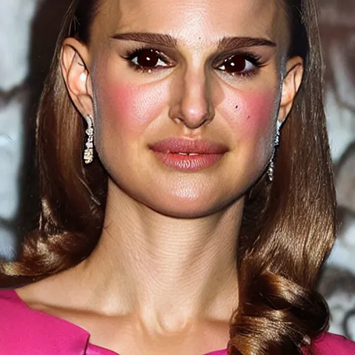 Prompt: natalie portman as a porkchop mutant hybrid,