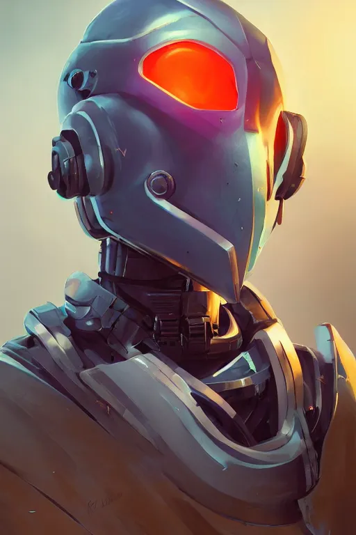 Image similar to epic mask helmet robot ninja portrait stylized as fornite style game design fanart by concept artist gervasio canda, behance hd by jesper ejsing, by rhads, makoto shinkai and lois van baarle, ilya kuvshinov, rossdraws global illumination radiating a glowing aura global illumination ray tracing hdr render in unreal engine 5