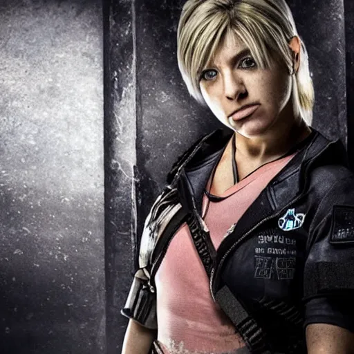 Prompt: alexa bliss in resident evil, 4k, high detail, high-resolution photograph, professional photography