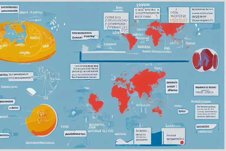 Prompt: infographic chart and diagram explain the world