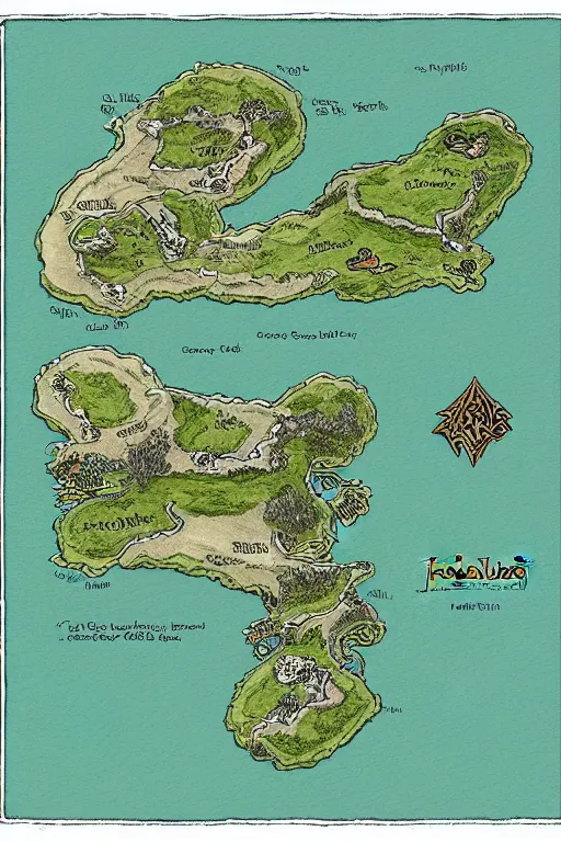 Image similar to evolution map of hobbit, line by eric - anthony johnson, sketch by jacqueline e, color by bo feng lin