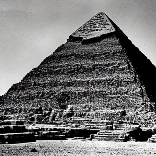 Prompt: the common ancestor of all pyramids in history