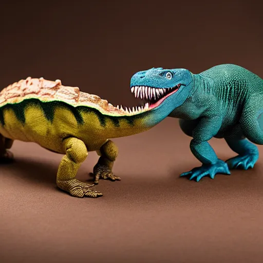 Image similar to dinosaur toys, realistic, 8 k,