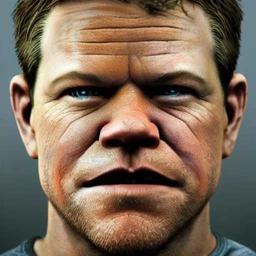 Prompt: hyperrealistic mixed media image of matt damon ( ( ( ewok ) ) ), stunning 3 d render inspired art by istvan sandorfi and greg rutkowski, perfect facial symmetry, realistic, highly detailed attributes and atmosphere, dim volumetric cinematic lighting, 8 k octane extremely hyper - detailed render, post - processing, masterpiece,
