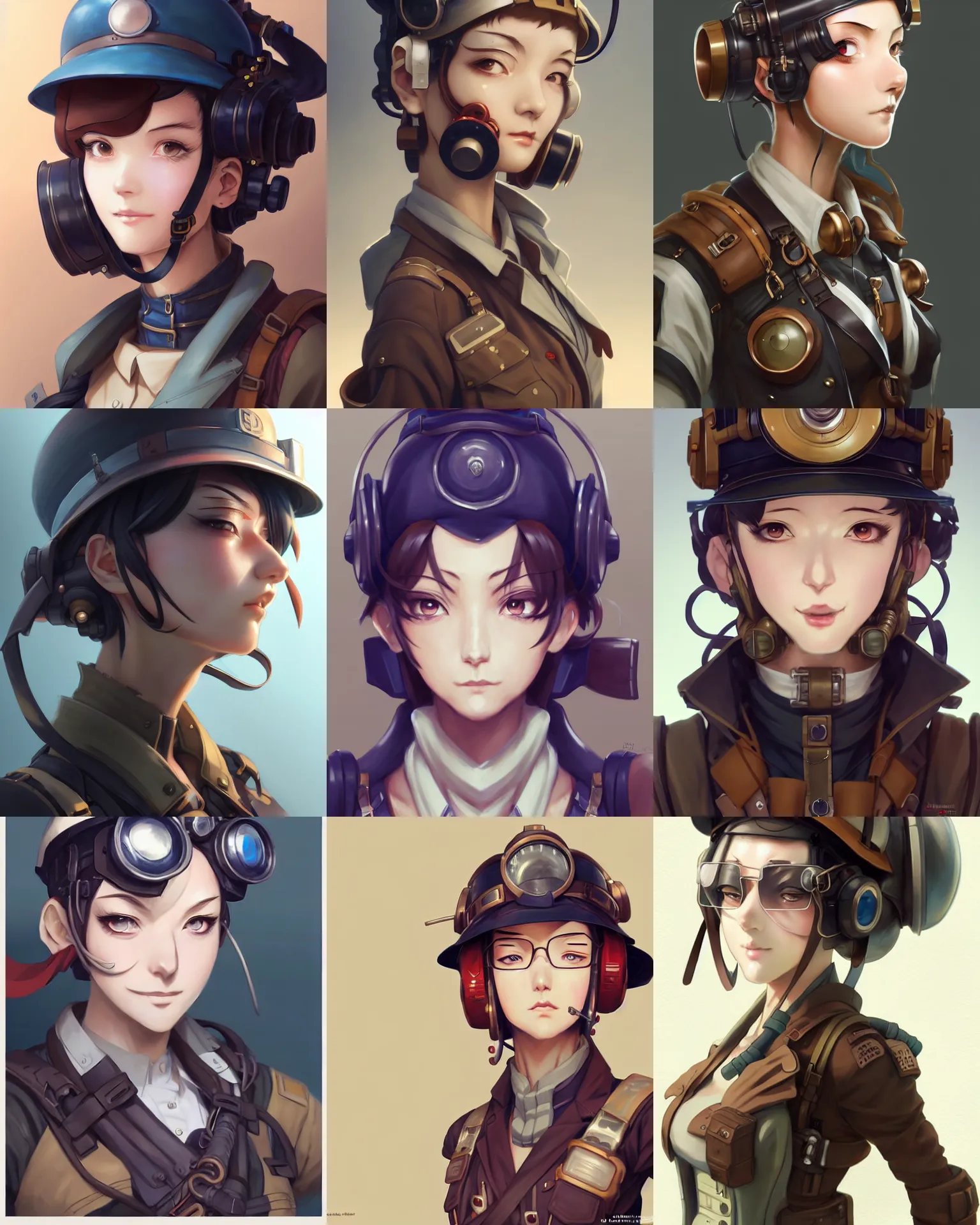 Prompt: character concept art of a dieselpunk woman engineer | | anime, close up, cute - fine - face, pretty face, realistic shaded perfect face, fine details by hyeyoung kim, stanley artgerm lau, wlop, rossdraws, james jean, andrei riabovitchev, marc simonetti, and sakimichan, trending on artstation