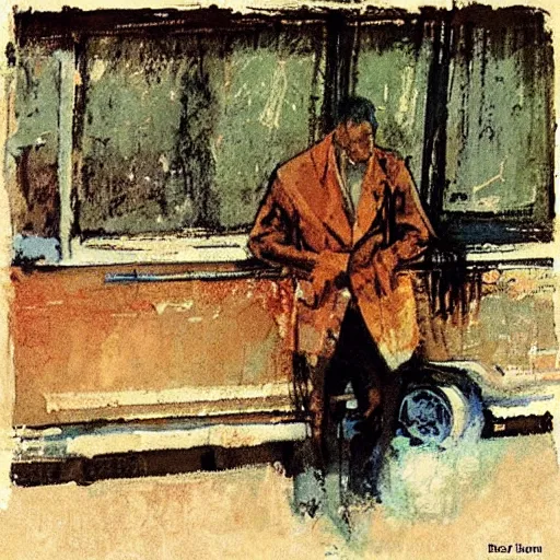 Image similar to “by Bernie Fuchs”