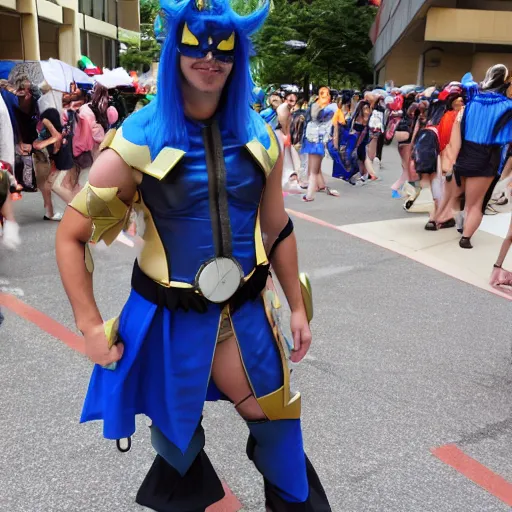 Prompt: photos of cosplayers at dragoncon