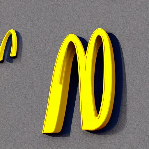 Prompt: eyebrows in the shape of the McDonalds logo, photorealistic, detailed