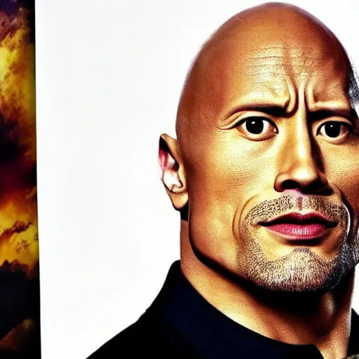 Image similar to Dwayne Johnson as Wong Fei hung