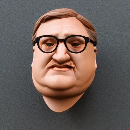 Image similar to gabe newell marmol bust