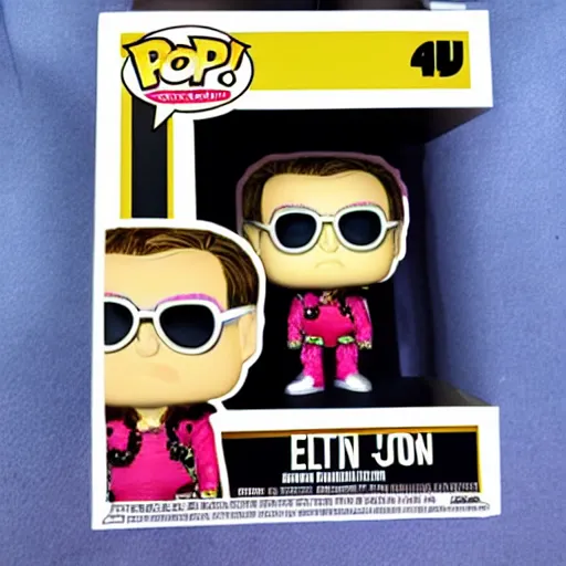 Image similar to Elton John funko pop