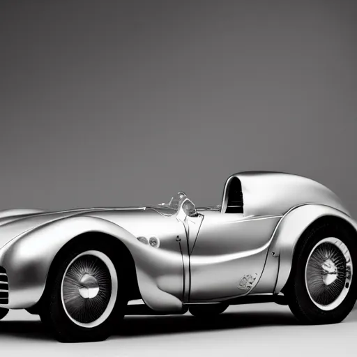 Image similar to a 2 0 2 5 bugatti type 5 7 sc atlantic concept, studio lighting