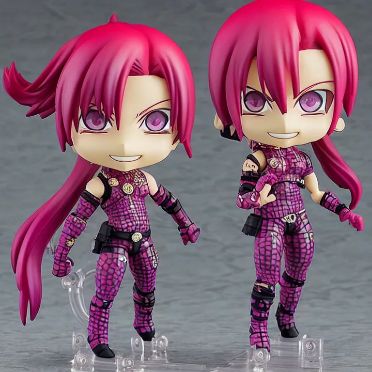 Image similar to diavolo, an anime nendoroid of diavolo, jojos bizarre adventure, figurine, detailed product photo