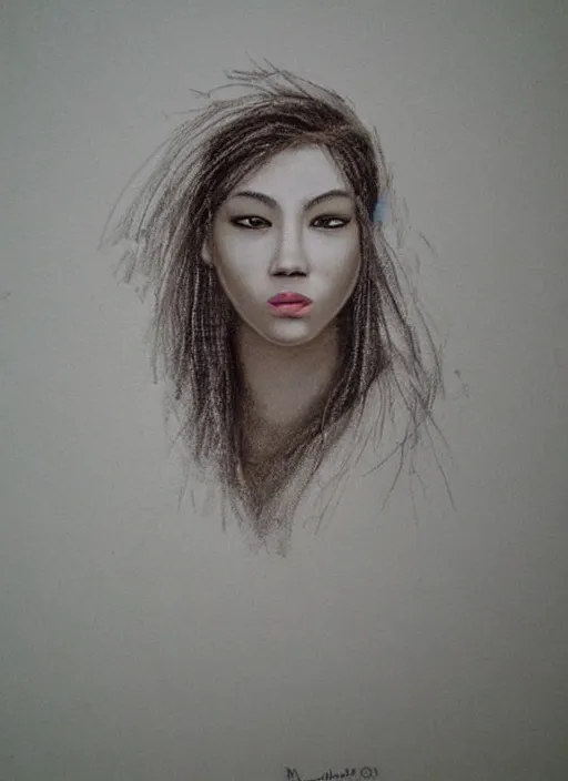 Image similar to Masterpiece. Female face portrait. reddit.com/r/Art/top/?sort=top&t=all