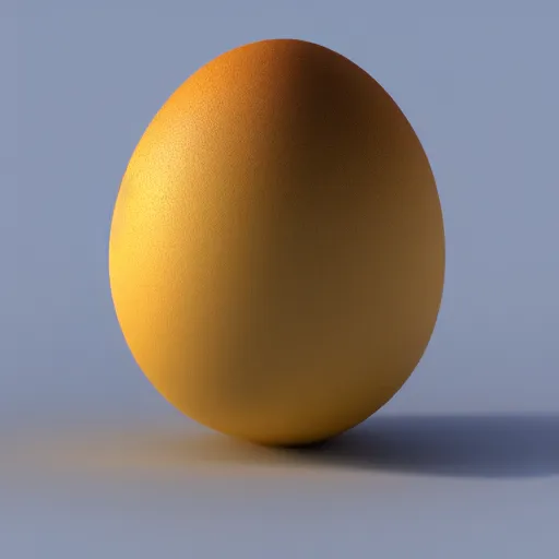 Prompt: Biblically accurate Egg 3D render
