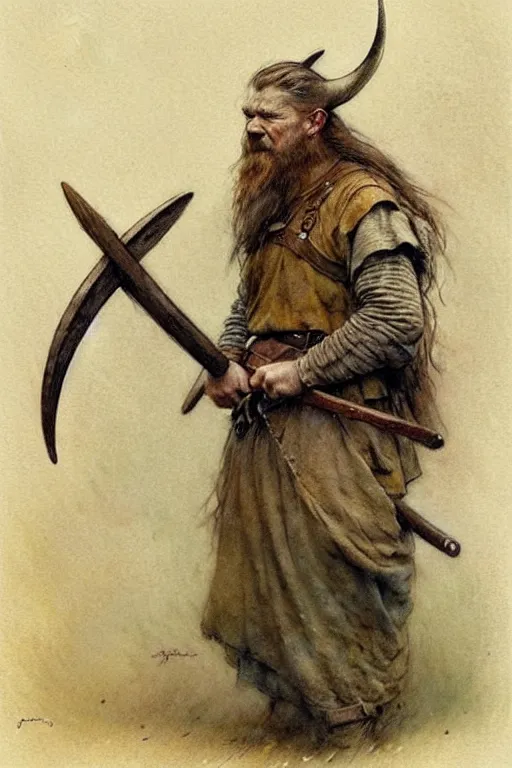 Image similar to (((((1950s viking . muted colors.))))) by Jean-Baptiste Monge !!!!!!!!!!!!!!!!!!!!!!!!!!!