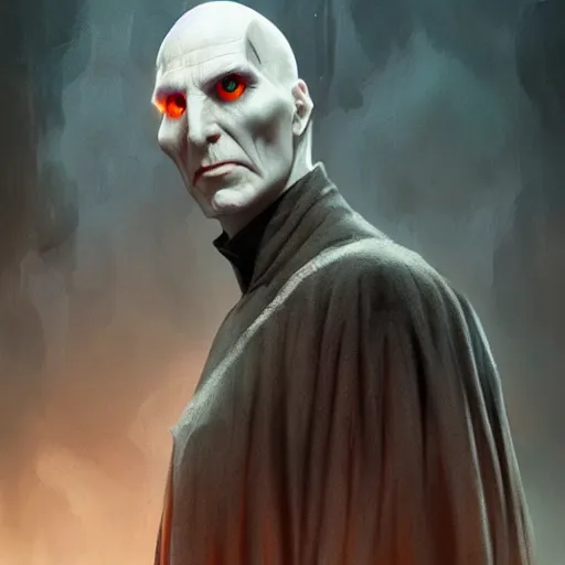 Prompt: Voldemort,Greg rutkowski, Trending artstation, cinematográfica, digital Art