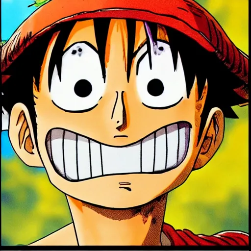 Image similar to luffy crying