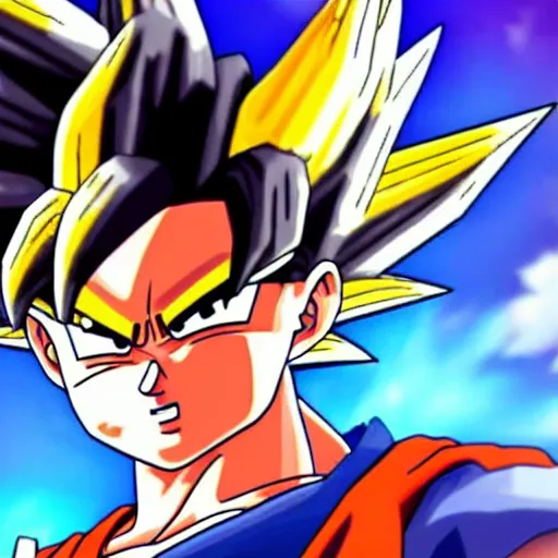 Image similar to goku in fortnite