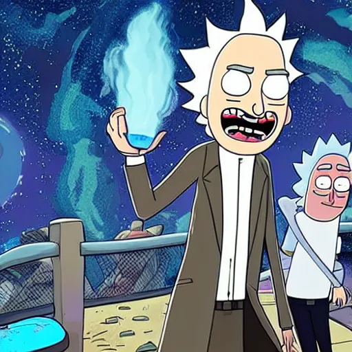 Smoky Design cartoon rick and morty rick sanchez wallpaper Price