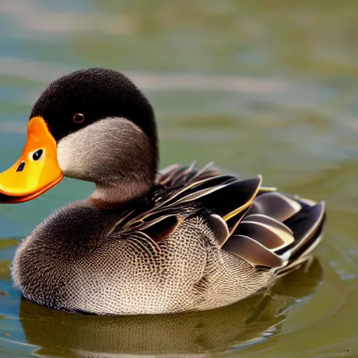 Prompt: The world's cutest duck