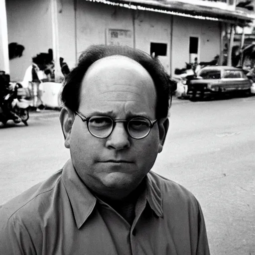 Image similar to george costanza in vietnam, 3 5 mm film photography