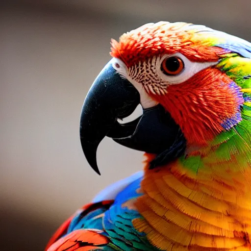 Image similar to close up of a beautiful parrot pheasant