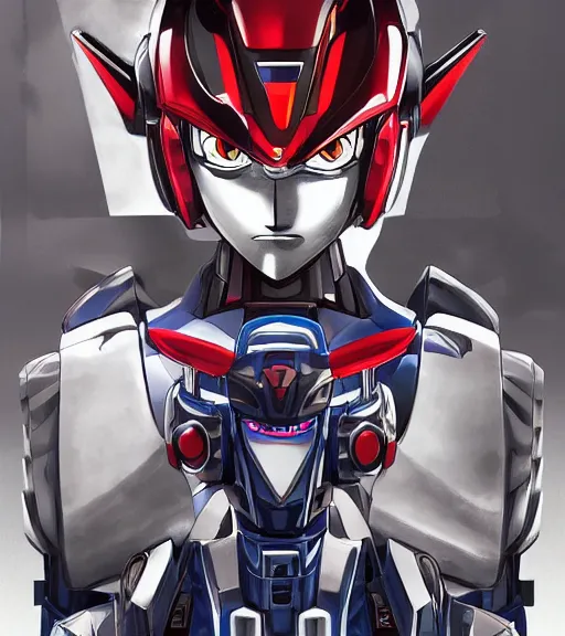 Prompt: anime super robot portrait detailed painting rendering realistic 3d hd key visual official media with frank Miller Alex Ross ito junji giger style trending