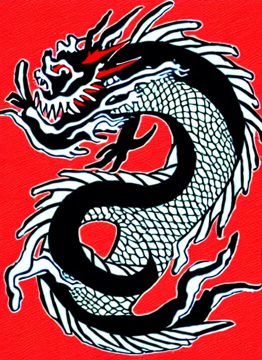 Prompt: japanese dragon
