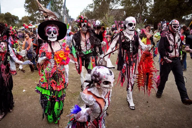 Prompt: festival of the dead