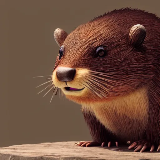 Image similar to hyperrealistic dslr film still of justin bieber disguised as anthropomorphous beaver, stunning 8 k octane comprehensive 3 d render, inspired by istvan sandorfi & greg rutkowski & unreal engine, perfect symmetry, dim volumetric cinematic lighting, extremely hyper - detailed, incredibly real lifelike attributes & flesh texture, intricate, masterpiece, artstation, stunning