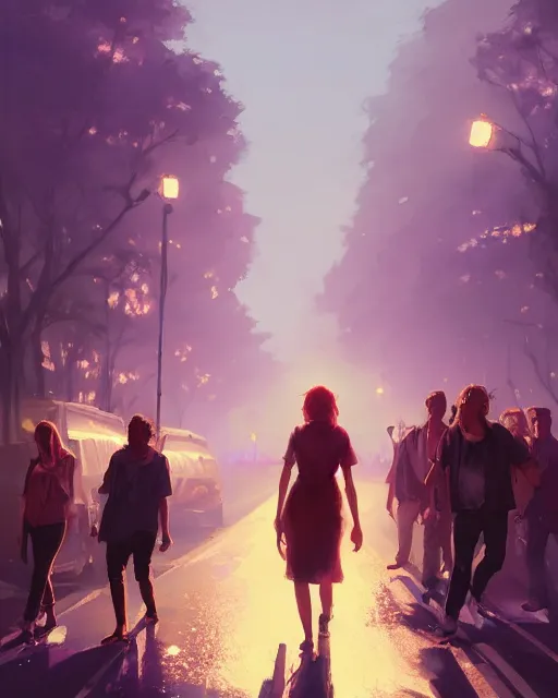 Prompt: Portrait of Taylor Swift leading a homeless parade, in GTA V, Stephen Bliss, unreal engine, by Greg Rutkowski, Loish, Rhads, Makoto Shinkai and Lois van baarle, ilya kuvshinov, rossdraws, global illumination, radiant light, detailed and intricate environment