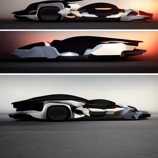 Prompt: khyzyl saleem car :: Rolls-Royce 103EX : medium size: 7, u, x, y, o medium size form panels: motherboard medium size forms : zaha hadid architecture big size forms: brutalist medium size forms: sci-fi futuristic setting: Ash Thorp car: ultra realistic phtotography, keyshot render, octane render, unreal engine 5 render , high oiled liquid glossy specularity reflections, ultra detailed, 4k, 8k, 16k: blade runner 2049 color colors : : Cyberpunk 2077, ghost in the shell, thor 2 marvel film, cinematic, high contrast: tilt shift: sharp focus