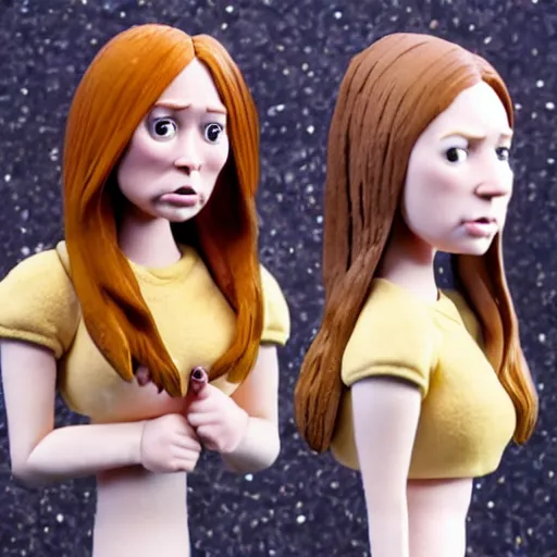 Image similar to karen gillian claymation