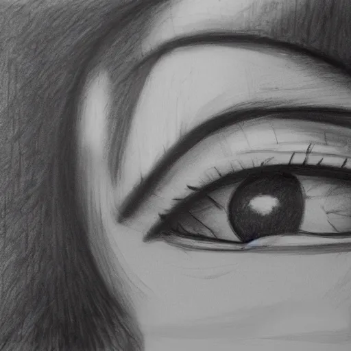 Image similar to mind's eye, charcoal, gta v