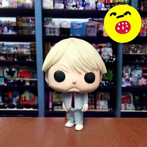 Prompt: Boris Johnson funko pop