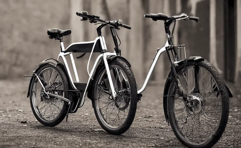 Image similar to the electric tesla bicycle will release soon, product photography
