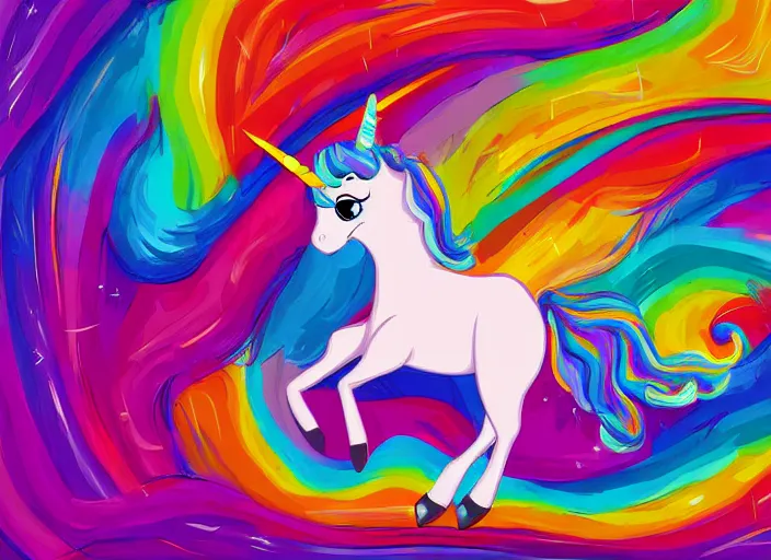 Prompt: unicorn relaxing, teed relaxing colorful, modern, disney, in style of pixar, highly detailed, sharp focus, digital painting