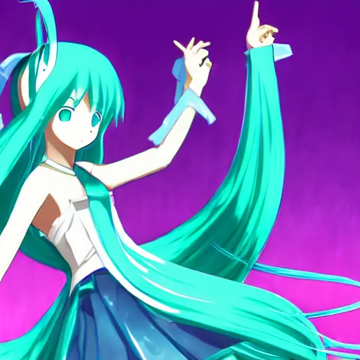 Image similar to Jesus Christ as hatsune miku by Shinji Aramaki, anime, scene, character