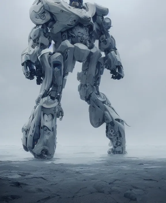 Prompt: surreal romantic prometheus horizontal white mecha building architecture by ruan jia, futuristic berserk white architecture in the beach in iceland, foggy, highly detailed, digital painting, arstation, concept art, hyperealistic octane render, unreal engine