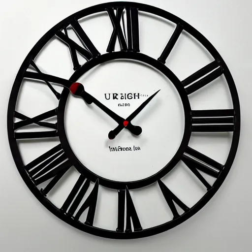 Image similar to close up of high quality wall clock, ultra realistic, 4k,