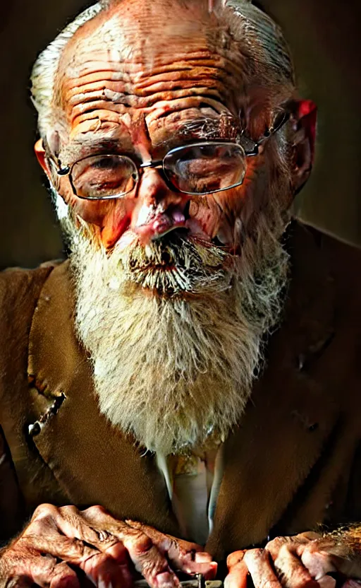 Image similar to old man doing hard work do what we can then leave it to god non - fiction elegant highly detailed digital painting 8 k uhd highly consistent object intricate sharp focus illustration, art by robin eley, paul lung, samuel silva