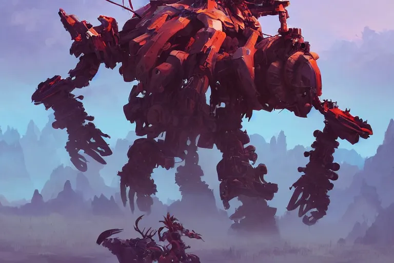 Image similar to sawtooth machine mecha animal beast robot of horizon forbidden west horizon zero dawn bioluminiscence, behance hd by jesper ejsing, by rhads, makoto shinkai and lois van baarle, ilya kuvshinov, rossdraws global illumination