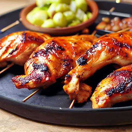 Image similar to barbecued chicken