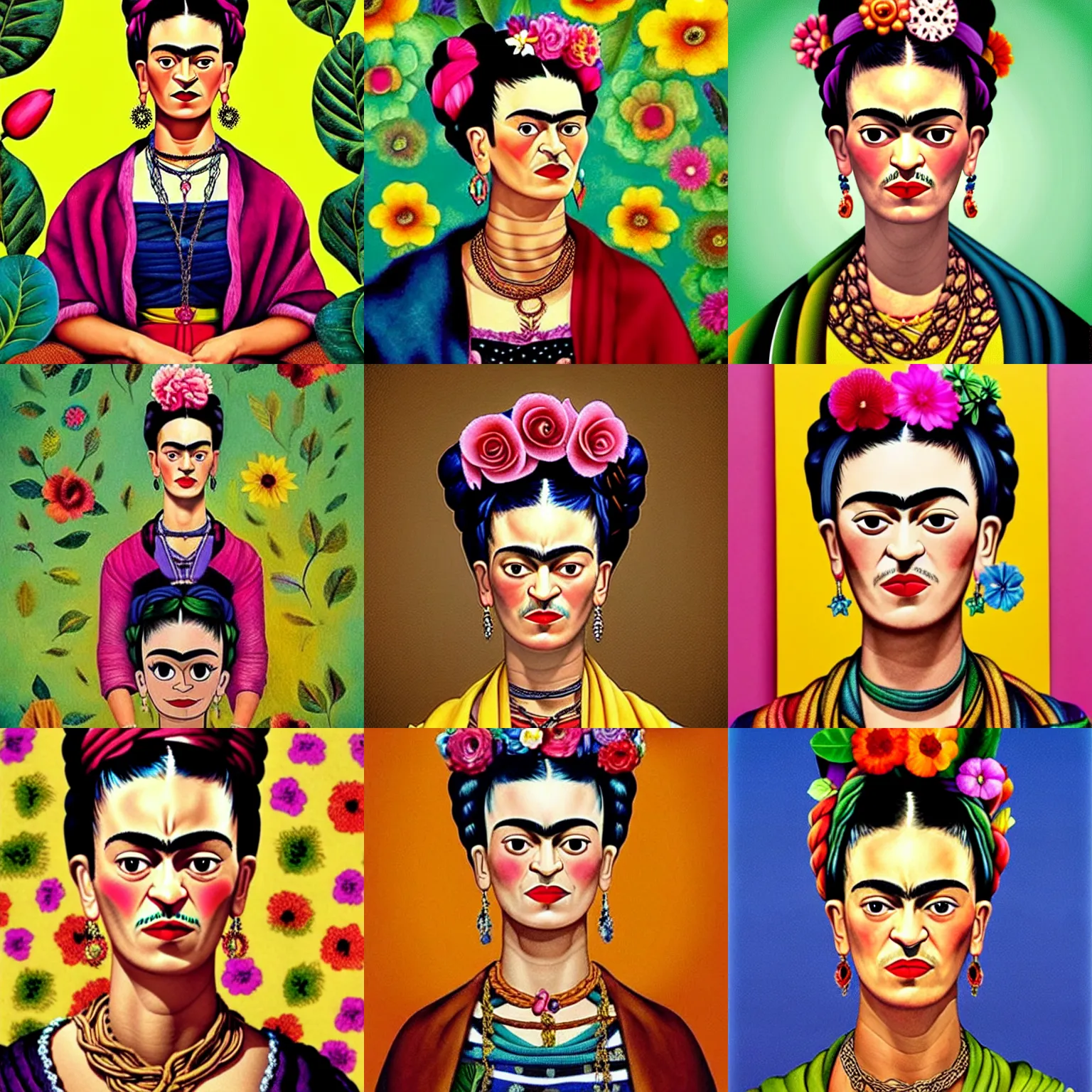 Prompt: Frida Kahlo as a Pixar character, vibrant, hyperrealistic, Maximalism, mystical, ornate, Intricate