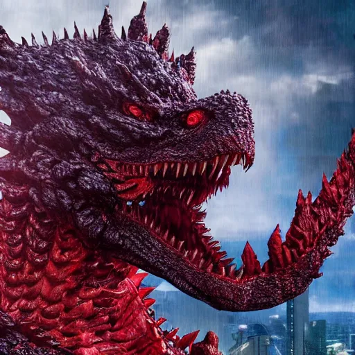 Image similar to shin godzilla by hideaki anno