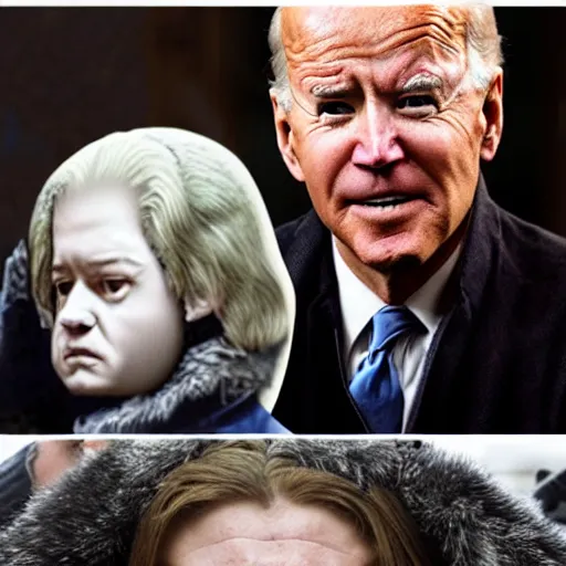 Prompt: Joe Biden as Ned Stark Game of Thrones.