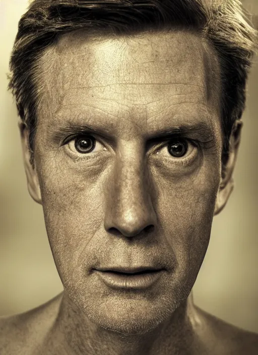 Prompt: closeup portrait of Roger Mellie (the man on the tellie), zeiss lens, detailed, symmetrical, centered, fashion photoshoot, by Annie Leibovitz and Steve McCurry, David Lazar, Jimmy Nelsson, Breathtaking, 8k resolution, extremely detailed, beautiful, establishing shot, artistic, hyperrealistic, beautiful face, octane render