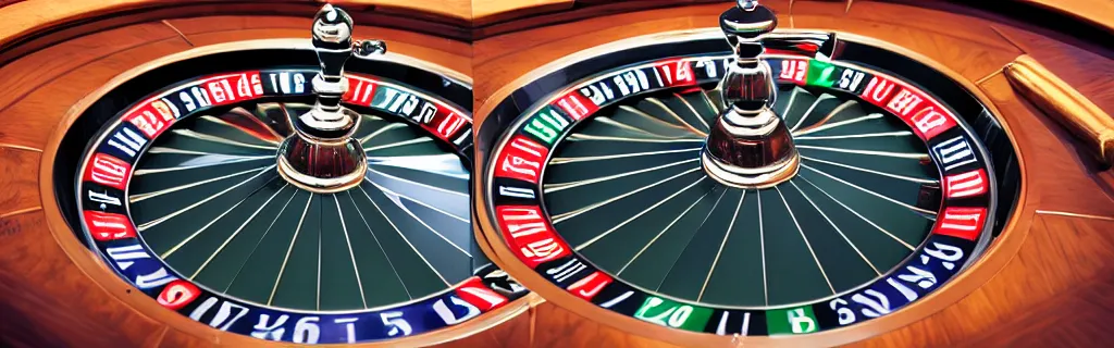 Image similar to ultra realistic casino wheel seen from top